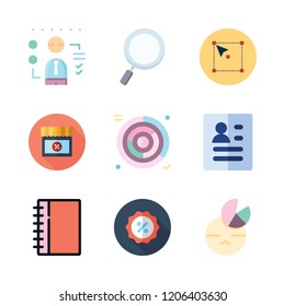 career icon set. vector set about graphics, select, curriculum and graphic icons set.