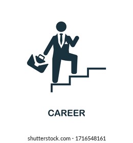 Career icon. Simple illustration from startup collection. Creative Career icon for web design, templates, infographics and more
