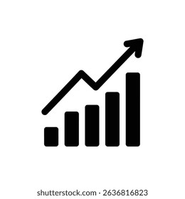 Career Ladder with Growth Graph Representing Professional Success