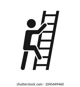career ladder icon vector