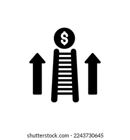 Career Ladder icon in vector. Logotype