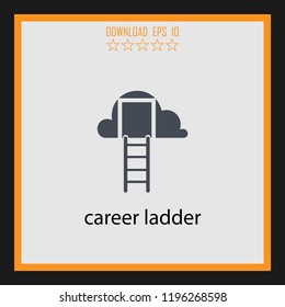 career ladder  vector icon