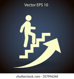 Career Ladder Vector Icon