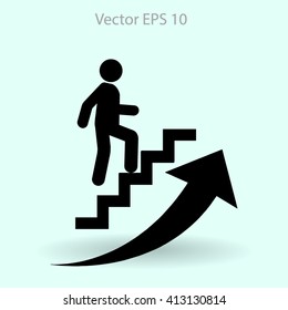 Career Ladder Vector Icon