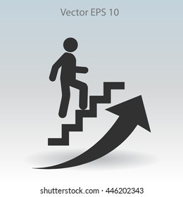 Career Ladder Vector Icon