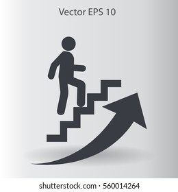 Career Ladder Vector Icon