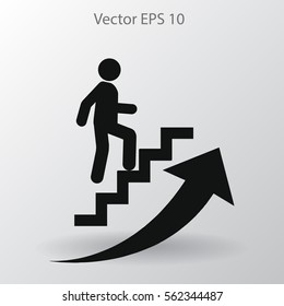 Career Ladder Vector Icon