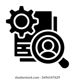 Career Management Icon Element For Design And Vector