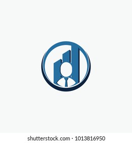 Career Management Modern Icon Logo Design Template