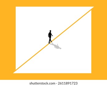 career opportunities, Business people balancing themselves