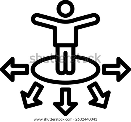 Career Opportunities Icon Line Vector Illustration