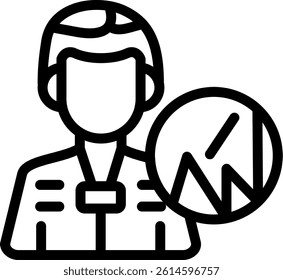 Career Opportunities Line Vector Icon Design