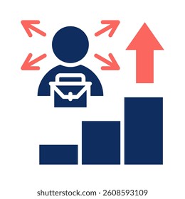 Career Opportunity Icon Element for Design