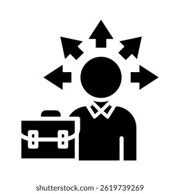 Elemento de icono de opción de carrera para diseño
