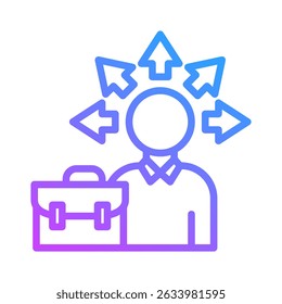 Elemento de icono de opción de carrera para diseño