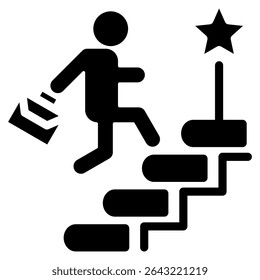 Karrierepfad-Symbolelement für Design