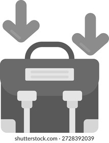 Trayectoria profesional Línea Vector Icono Diseño