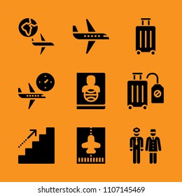 career, person, people and national icon set. Vector illustration for web and design.