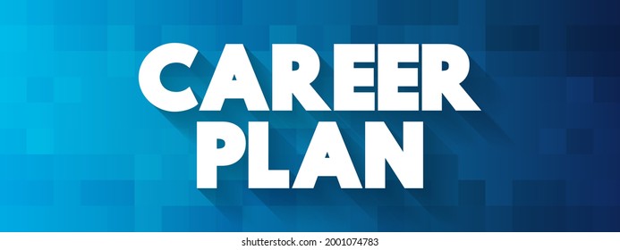 Presupuesto de texto del plan de carrera, fondo de concepto