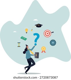 Career planning for employee, personal development or motivation to achieve target or work success, improvement or career growth .about a man and his life.