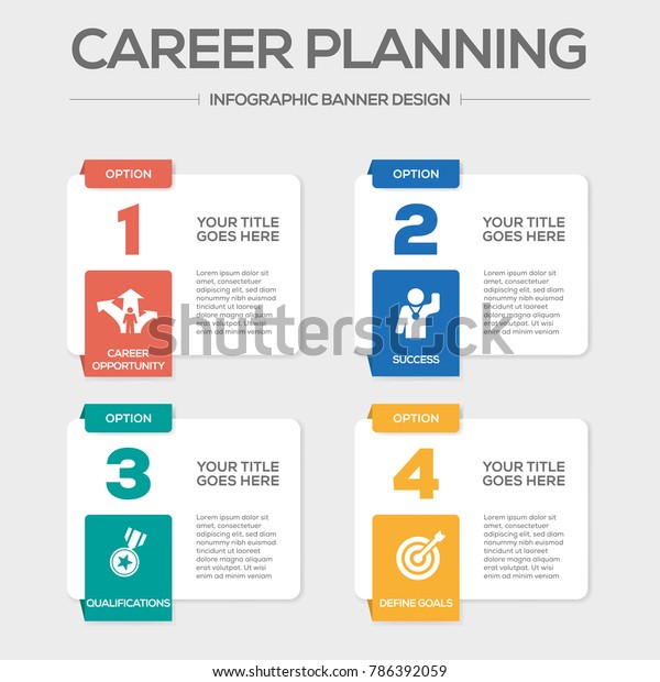 Career Planning Infographic Icons Stock Vector (Royalty Free) 786392059 ...