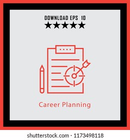Career Planning  line icon