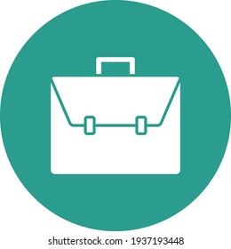 Career, portfolio, suitcase icon vector image. Can also be used for Web Marketing. Suitable for use on web apps, mobile apps and print media.