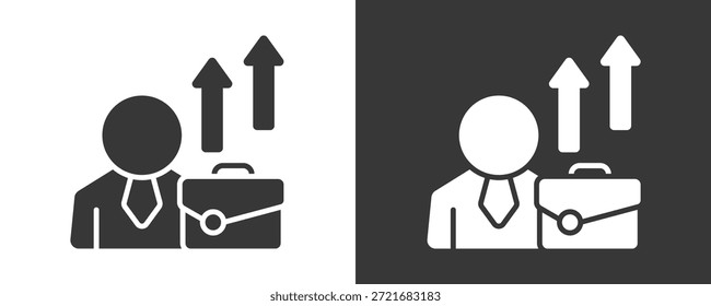 Colección De Vector Del Conjunto Del Icono De La Promoción De La Carrera Aislada En Blanco Y Negro