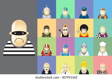Career set Vector