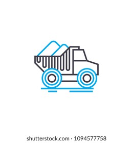 Career technics linear icon concept. Career technics line vector sign, symbol, illustration.