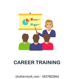 Career Training icon. Simple element from business motivation collection. Creative Career Training icon for web design, templates, infographics and more