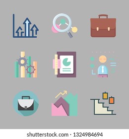 career vector icon set