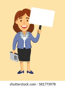 Career Woman Cartoon