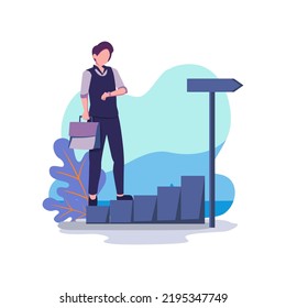 Careers flat style illustration vector design