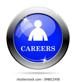 Careers icon. Internet button on white background. EPS10 vector

