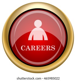Careers icon. Internet button on white background. EPS10 vector.
