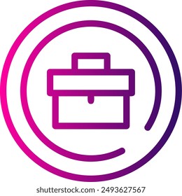 Careers Line Gradient Vector Icon Design