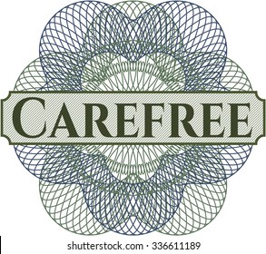 Carefree abstract rosette