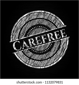 Carefree chalk emblem