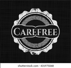 Carefree chalk emblem