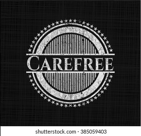 Carefree on blackboard