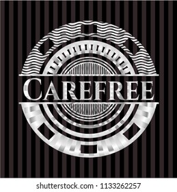Carefree silver emblem