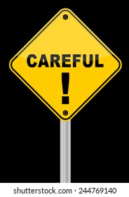 careful, sign