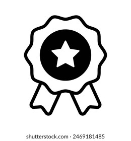 Carefully crafted icon of appreciation, quality badge vector design