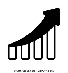 Carefully crafted icon of bar chart in trendy style, premium vector design