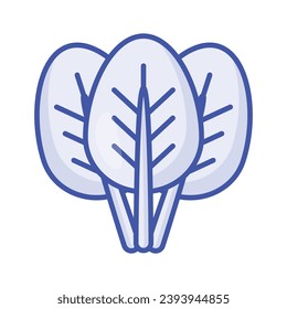 Carefully crafted spinach vector design, ready to use vector