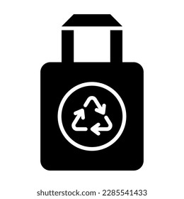 A carefully crafted vector design of bag recycling in editable style, easy to use icon