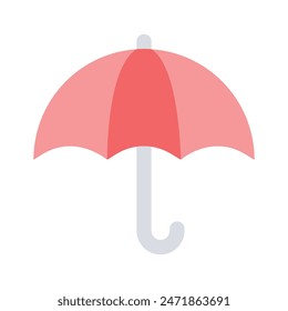 Cuidadosamente elaborado Vector de paraguas, icono en estilo de moda