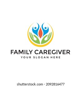 Caregiver Logo Design Template Premium Download