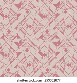 Careless geometric pattern, seamless vector background.